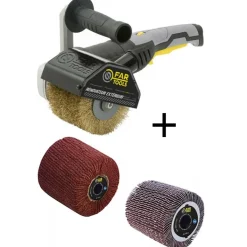 Pack rénovateur extérieur a brosse 1300 W - REX 120C + brosses FARTOOLS