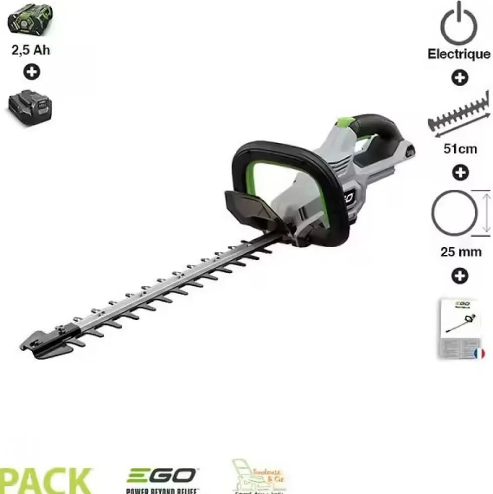 Pack taille-haies HT2000E avec batterie et chargeur EGO