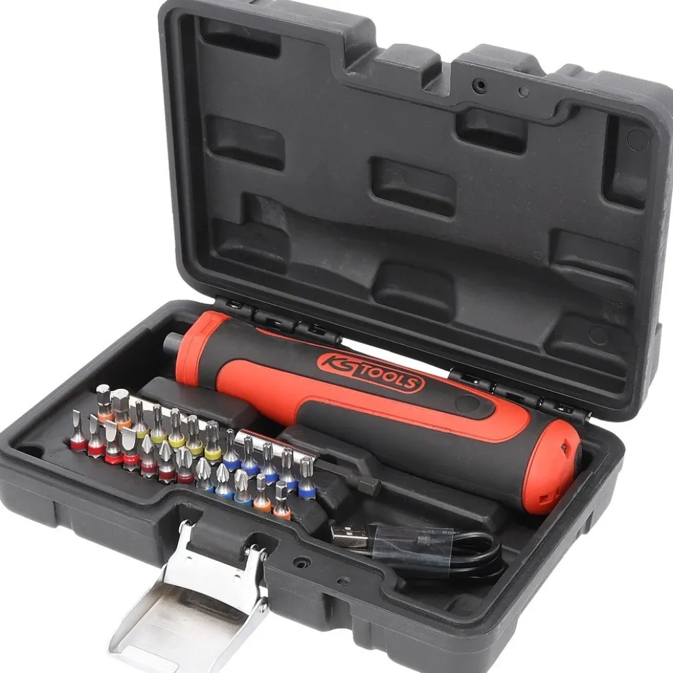 Pack tournevis sans fil eMonster 6Nm + 26 embouts 1/4" - 515.6550 KS TOOLS