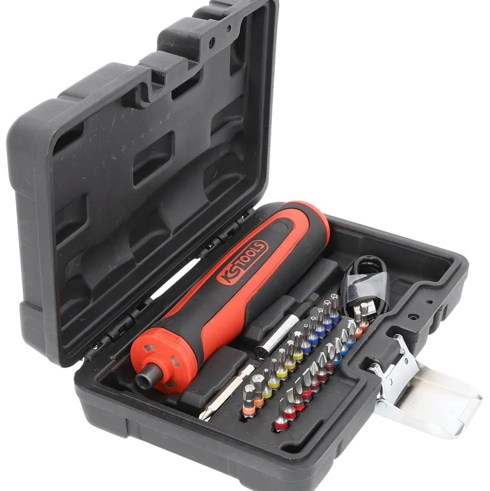 Pack tournevis sans fil eMonster 6Nm + 26 embouts 1/4" - 515.6550 KS TOOLS