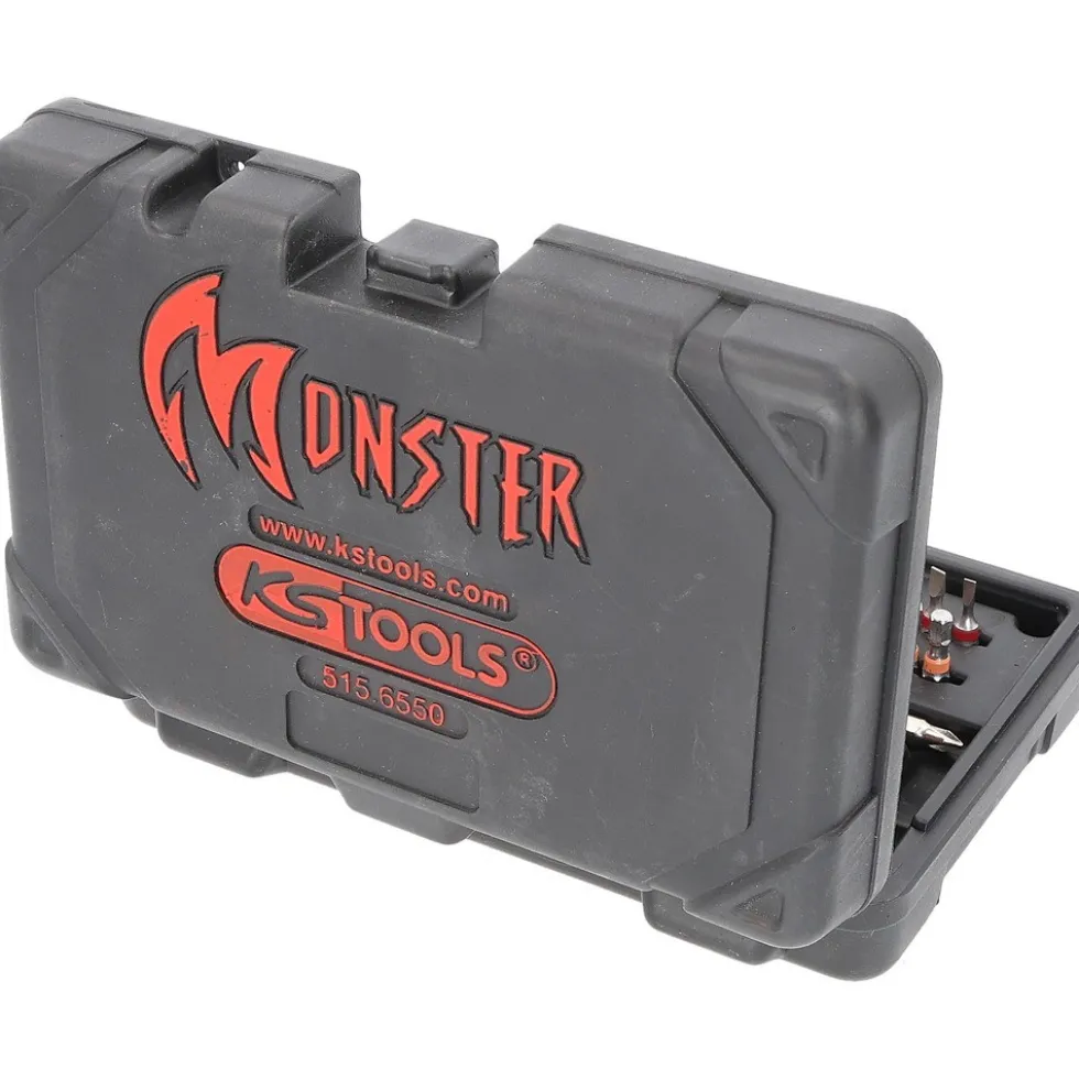 Pack tournevis sans fil eMonster 6Nm + 26 embouts 1/4" - 515.6550 KS TOOLS