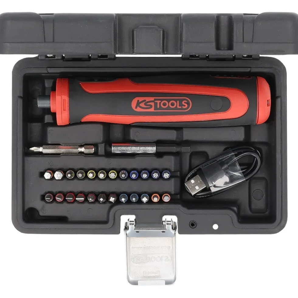 Pack tournevis sans fil eMonster 6Nm + 26 embouts 1/4" - 515.6550 KS TOOLS