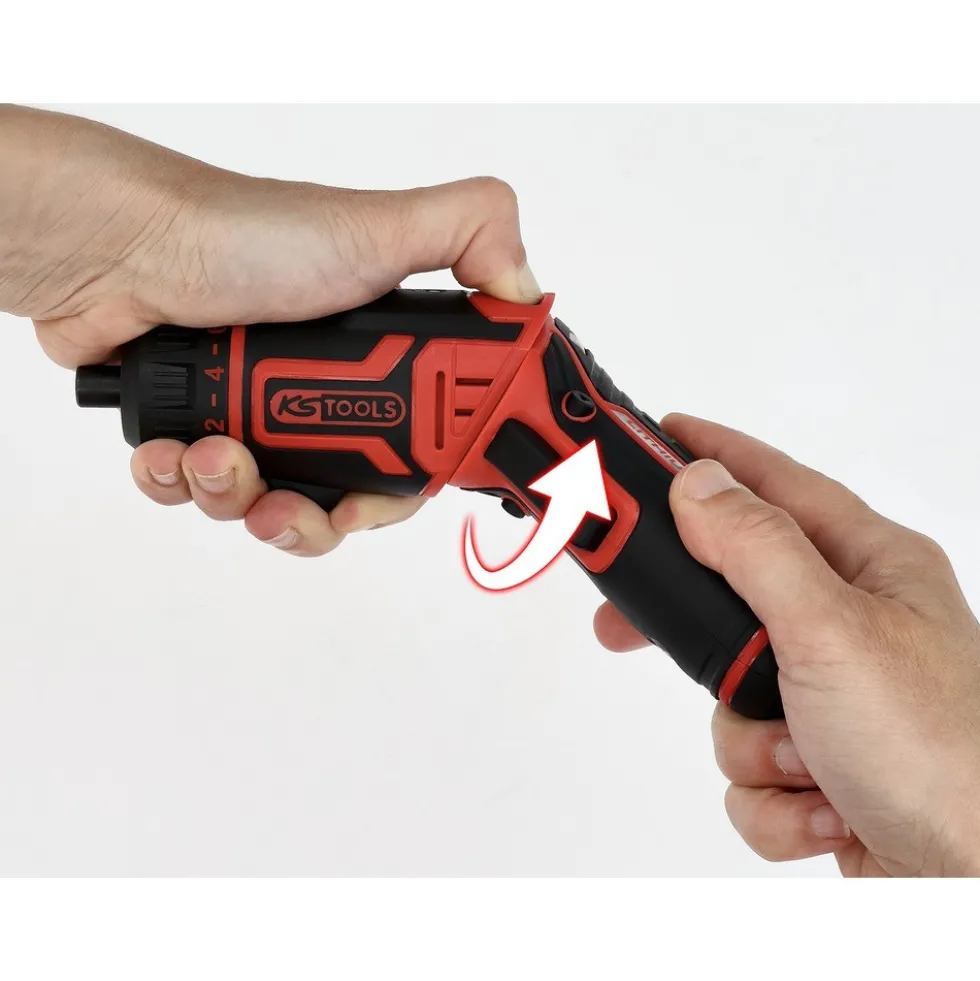 Pack visseuse sans fil eMonster 3,6V + 25 embouts 1/4" - 515.6500 KS TOOLS