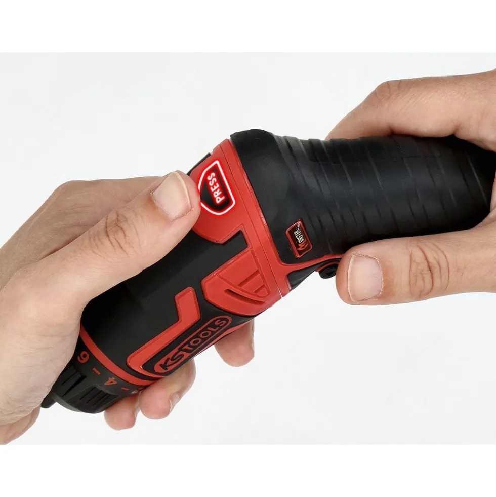 Pack visseuse sans fil eMonster 3,6V + 25 embouts 1/4" - 515.6500 KS TOOLS