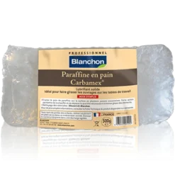 Pain de paraffine - agent de glissement sur machine - Carbamex BLANCHON