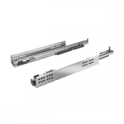 Paire de coulisses à billes Quadro 4D V6 Silent System - tiroir bois 16 mm - montage par engagement - 10 kg HETTICH