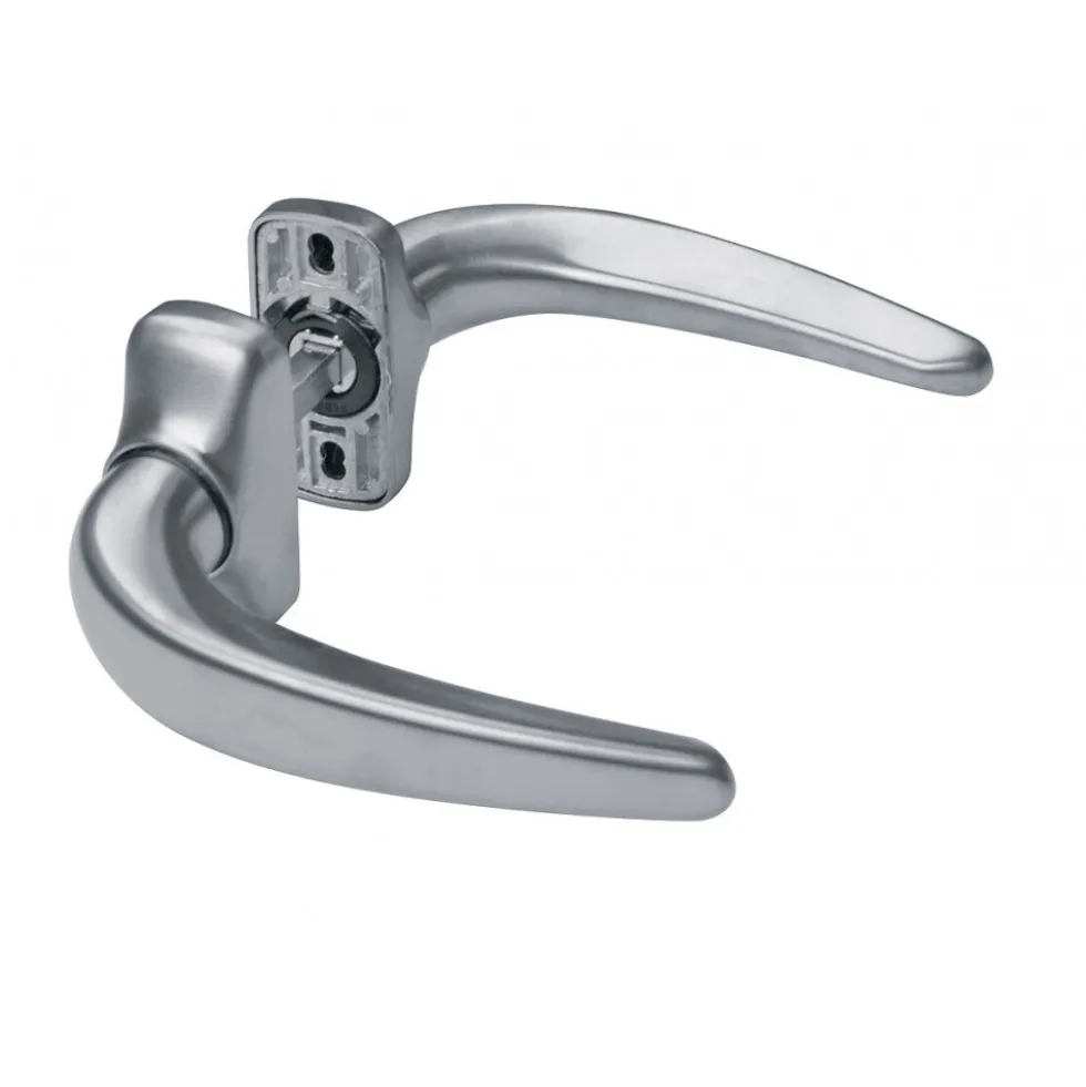 5 paires de poignées sur rosaces Horus pour portes alu - inox PVD FAPIM