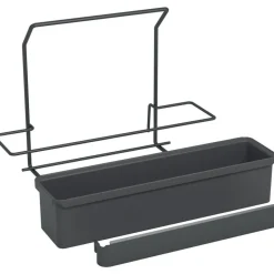 Panier de rangement modulable en acier anthracite pour rail K-Line Side KESSEBÖHMER