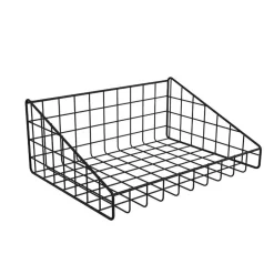 Panier grille noire - maille 40 mm - pour système d'agencement RAP BOHNACKER