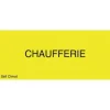 Panneau réglementaire "Chaufferie" en PVC - épaisseur 2 mm CODITHERM