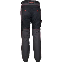 Pantalon ultra ergonomique sans genouillères YP76 - noir et gris ILKOTT