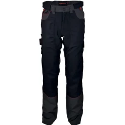 Pantalon ultra ergonomique sans genouillères YP76 - noir et gris ILKOTT
