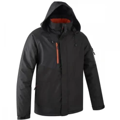 Parka de travail imperméable Ripstop noir et orange YUZU Coverguard