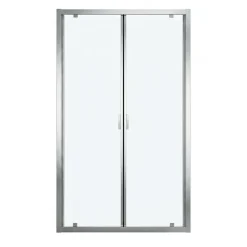 Paroi de douche à 2 battants - en niche ou en angle - Lunes 2.0 B NOVELLINI
