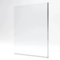 Paroi de douche fixe chromée Parma 2 - verre transparent AURLANE