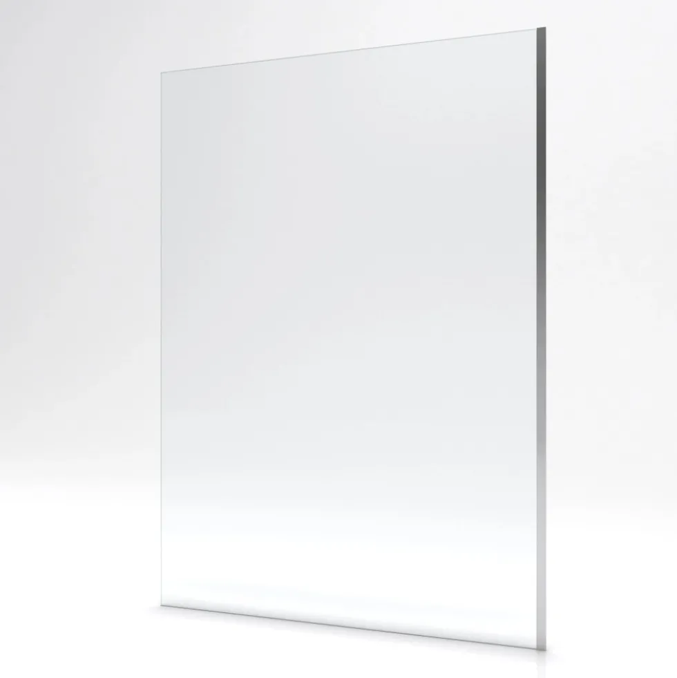 Paroi de douche fixe chromée Parma 2 - verre transparent AURLANE