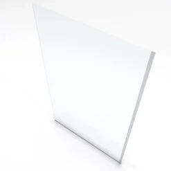 Paroi de douche fixe chromée Parma 2 - verre transparent AURLANE