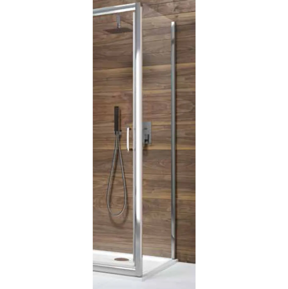 Paroi de douche - fixe - verre transparent - Tyxo LEDA