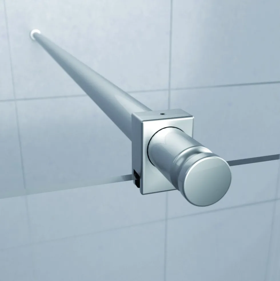 Paroi de douche à l'italienne Open 2 - verre transparent - 100 cm LEDA