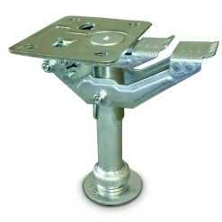 Patin d'immobilisation - acier embouti zingué - platine 140 x 115 mm TENTE