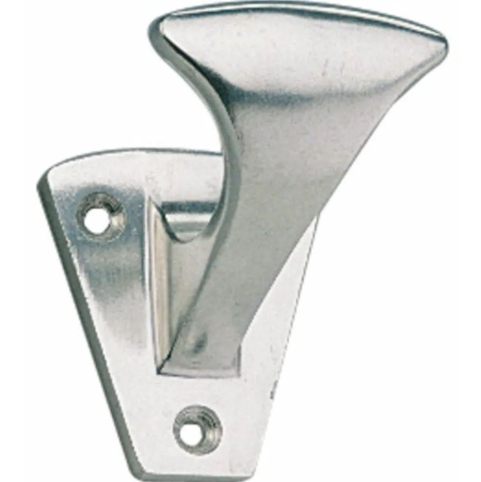 Patère portemanteau - aluminium poli - type 42 BRICOZOR