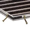 Pattes à sceller pour cadre de paillasson tapis-brosse DINAC