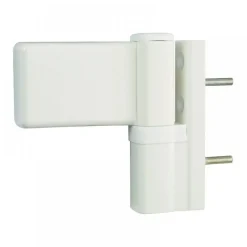 Paumelle pour menuiserie PVC - 120 kg - Blanc RAL 9016 - KT-N 6R HAHN