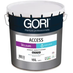 Peinture acrylique - murs et plafonds - 15 L - Goriacess Velours Gori