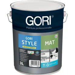 Peinture acrylique murs et plafonds Gori Style mat phase aqueuse Gori