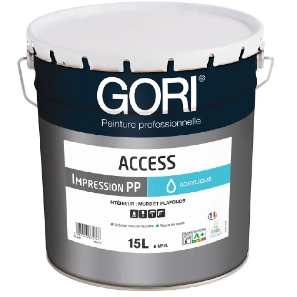 Peinture acrylique - plaques de plâtre - 15 L - Goriaccess Impression Gori