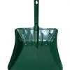 Pelle à poussière en métal laqué vert - manche métallique ROZENBAL