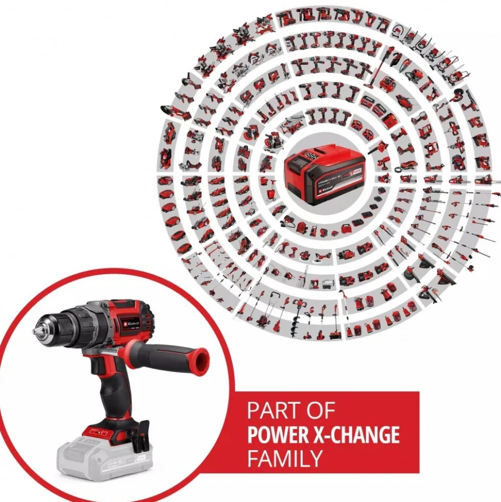 Perceuse à percussion sans fil pro - TP-CD 18/60 Li-i BL Solo - Power X-Change EINHELL PROFESSIONAL
