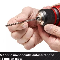 Perceuse à percussion sans fil - TE-CD 18/48 Solo - Power X-Change EINHELL