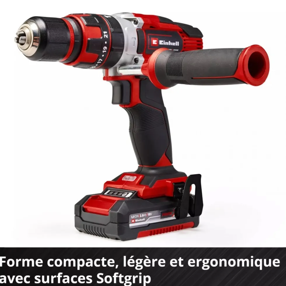 Perceuse à percussion sans fil - TE-CD 18/48 Solo - Power X-Change EINHELL