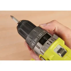 Perceuse à percussion sans fil 18V ONE+™ + 2 batteries 2Ah et 31 accessoires - R18PD2-220SA31 RYOBI