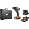 Perceuse à percussion 18V Brushless + batteries 2Ah et 4Ah - BSB18SBL2-X02C AEG Powertools