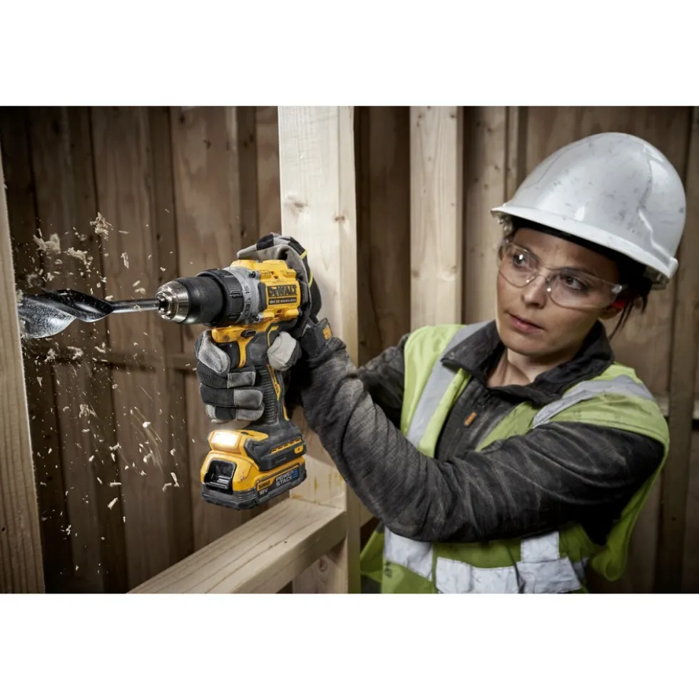 Perceuse visseuse Compacte XR 18V 1,7Ah Brushless -POWERSTACK-DCD800E2T-QW DEWALT