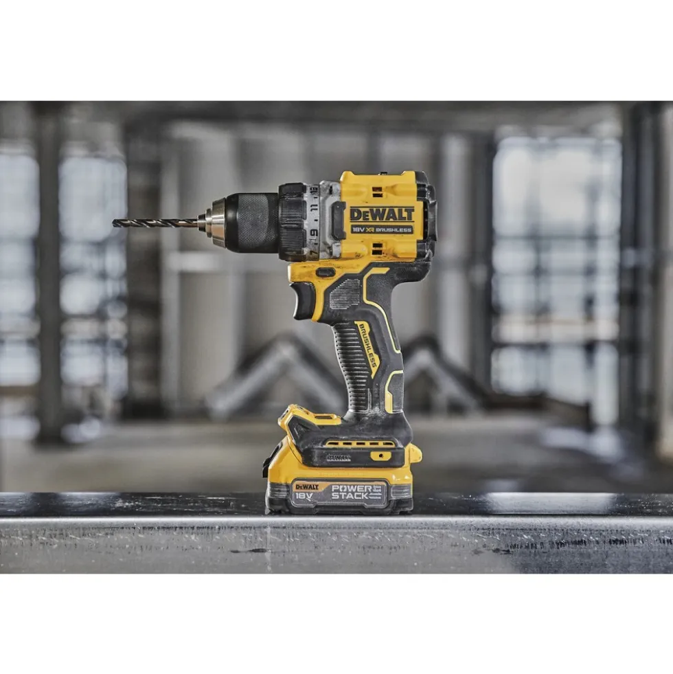 Perceuse visseuse Compacte XR 18V 1,7Ah Brushless -POWERSTACK-DCD800E2T-QW DEWALT