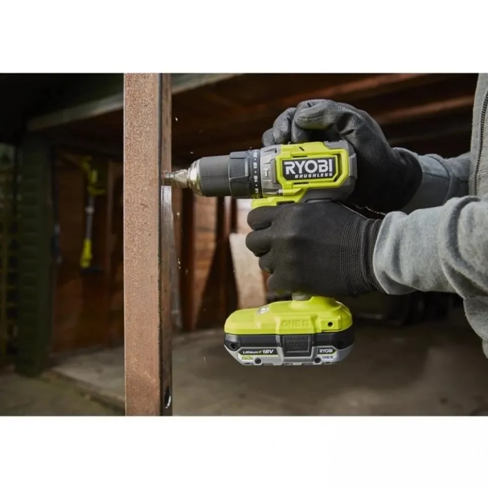 Perceuse visseuse à percussion Brushless 18V ONE+™ + 2x2Ah - RPD18BL1-2C20S RYOBI