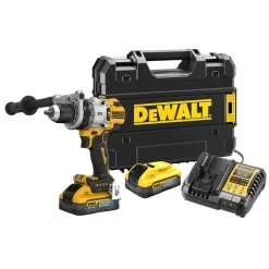 Perceuse visseuse à percussion Premium XR 18V - DCD1007H2T-QW - POWERSTACK DEWALT