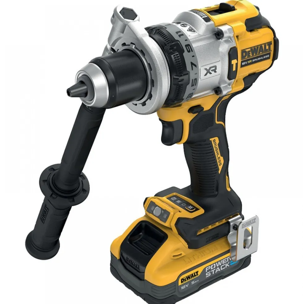 Perceuse visseuse à percussion Premium XR 18V - DCD1007H2T-QW - POWERSTACK DEWALT