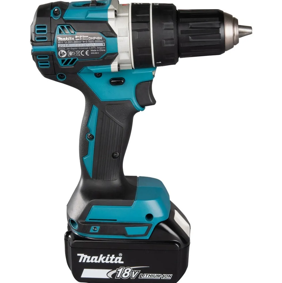 Perceuse visseuse sans fil à percussion LXT® 18V - 5 Ah - DHP484RTJ MAKITA