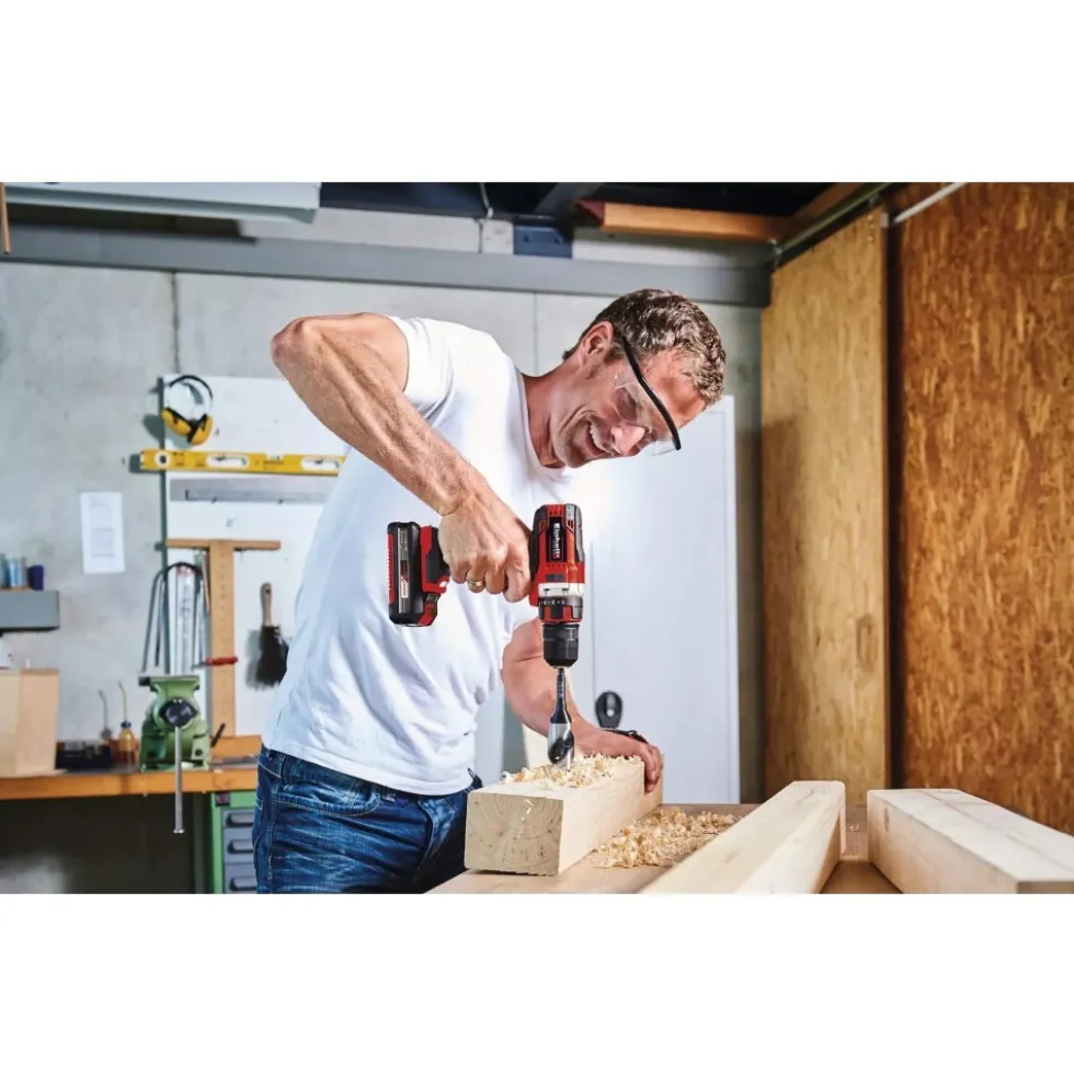Perceuse visseuse sans fil TE-CD 18/40-1 Li (2x2.0 Ah) + coffret - Power X-Change EINHELL