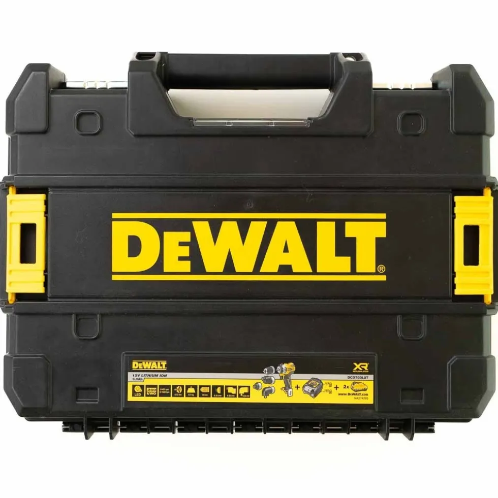 Perceuse visseuse sans fil 12V - DCD703L2T-QW DEWALT