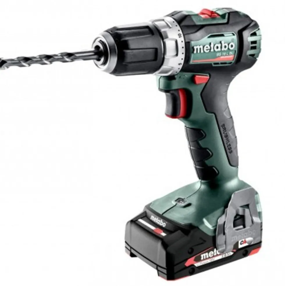 Perceuse visseuse sans fil 18V 2 x 2 Ah Li-Power - BS 18 L BL METABO