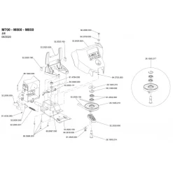 Pièces détachées pour cellule motrice M700/M800/M850 - éclaté n°3 EUROSYSTEMS
