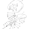 Pièces détachées pour faucheuse rotative - ensemble cadre et unité d'entraînement EUROSYSTEMS