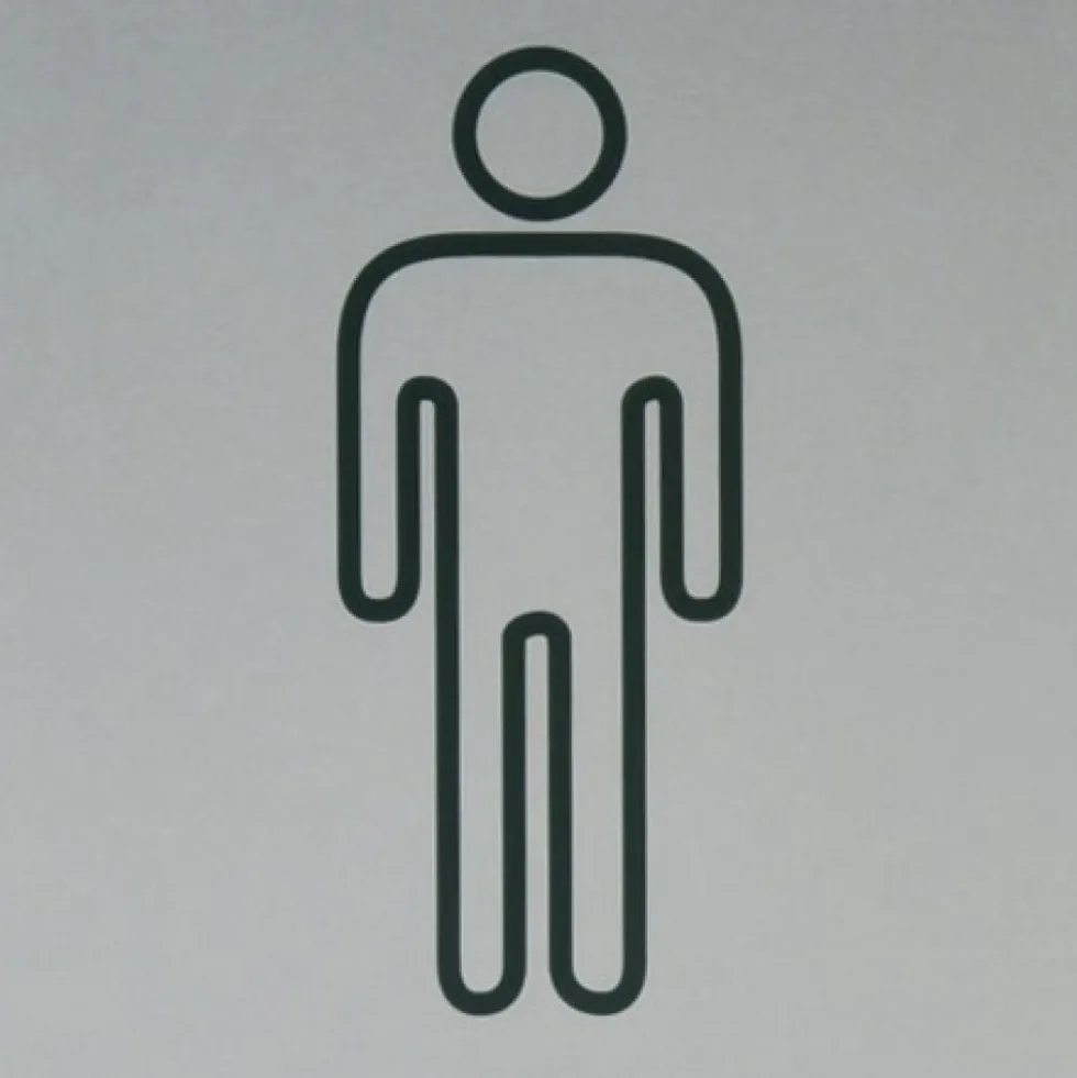 Pictogramme adhésif aluminium anidosé argent - 120 x 120 mm BILCOCQ