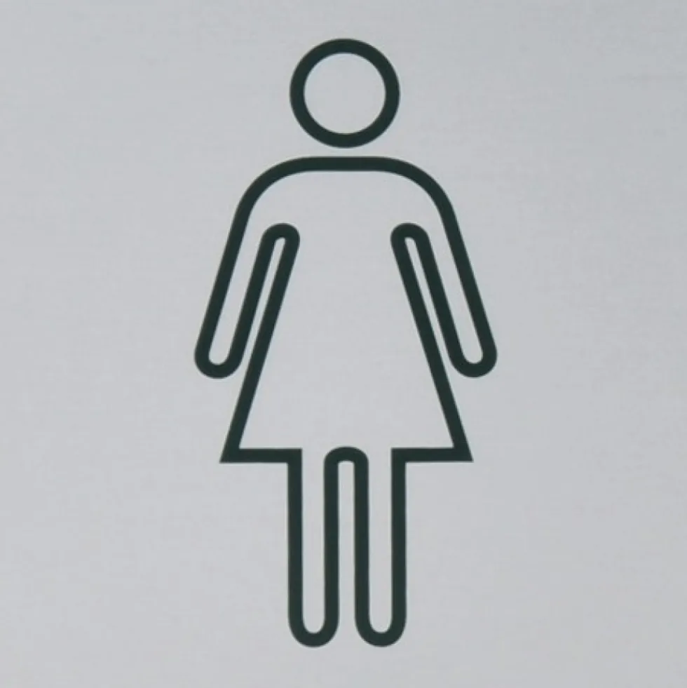 Pictogramme adhésif aluminium anidosé argent - 120 x 120 mm BILCOCQ