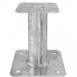 Pied de poteau fixe - kit complet avec fixations - KIT FIX PPA SIMPSON Strong-Tie